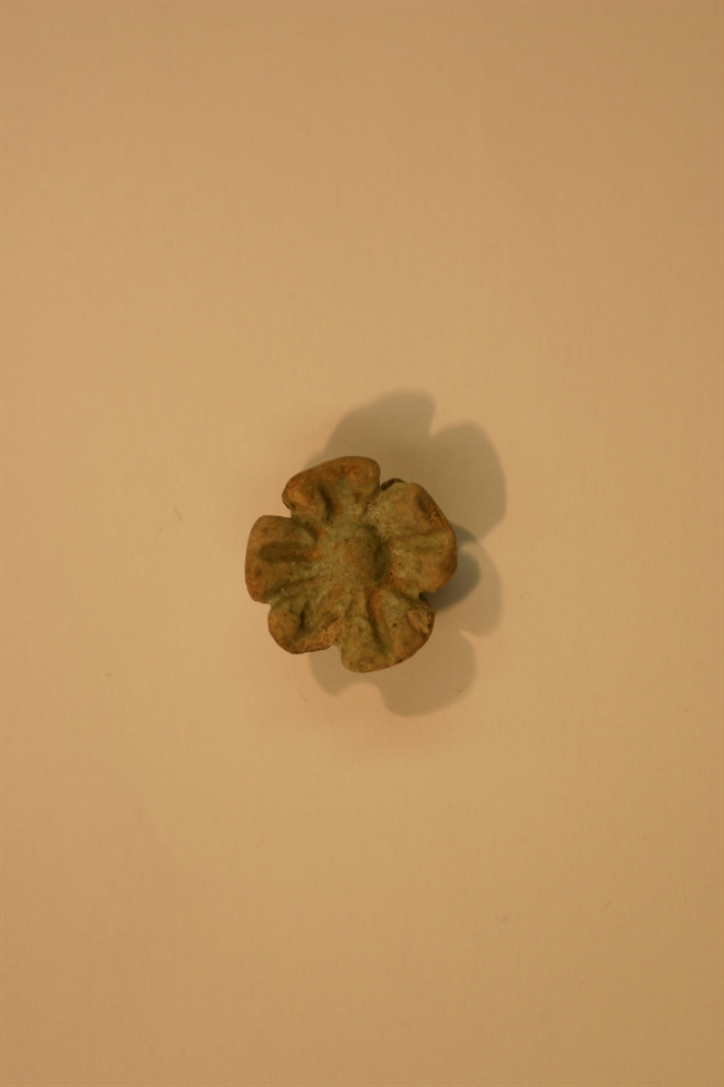Lotus flower made from faience